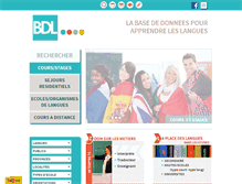 Tablet Screenshot of langues.siep.be